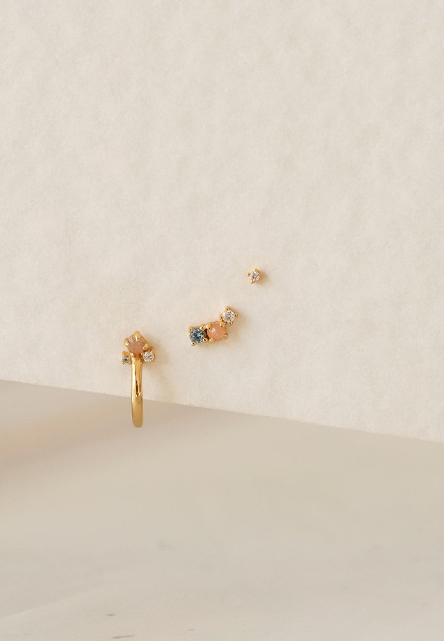 Pendientes de plata ARO TRESOR oro