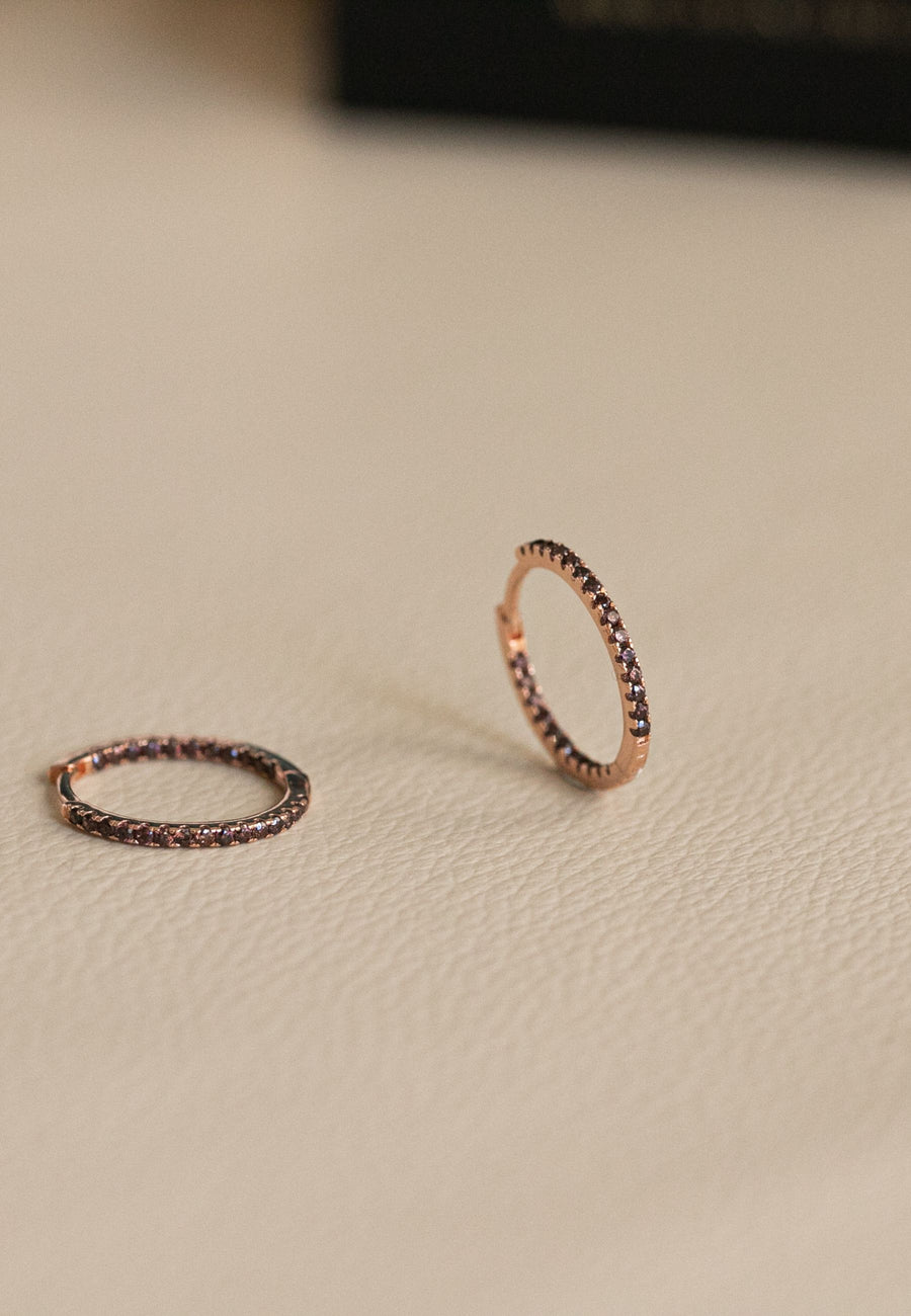 Pendientes de plata SUPREM ROSE