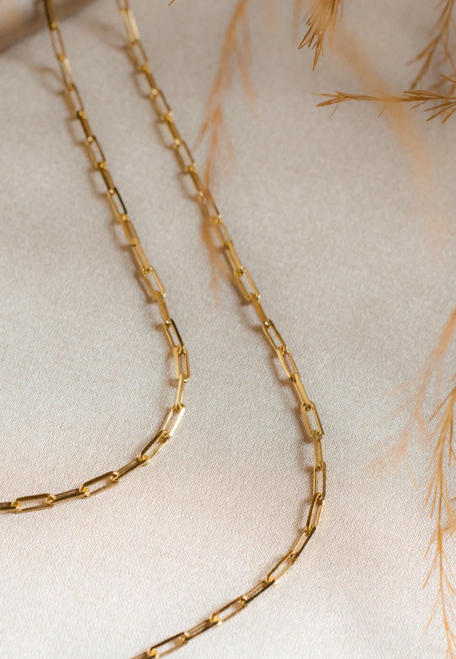 Collar de plata para hombre THIN