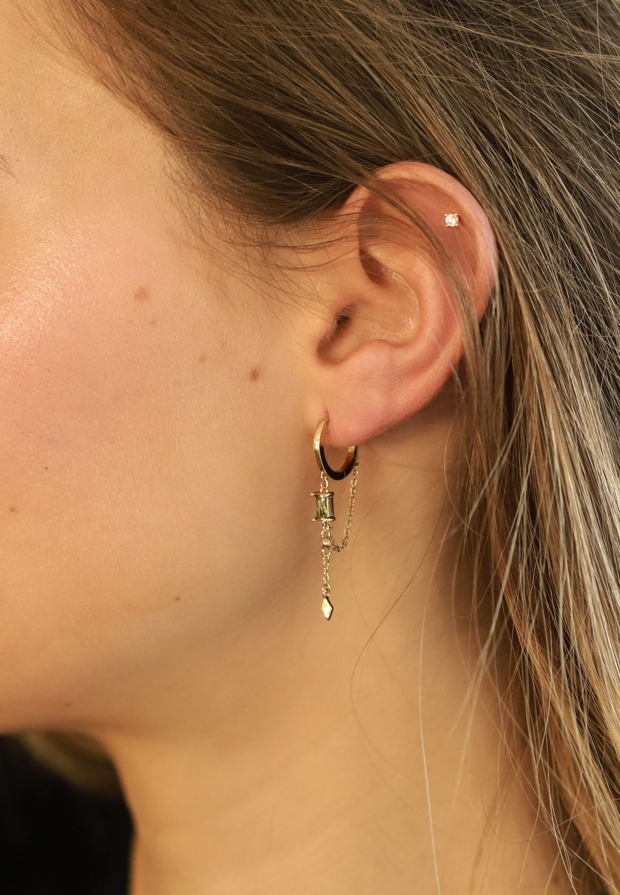 Pendientes de plata ROYAL oro