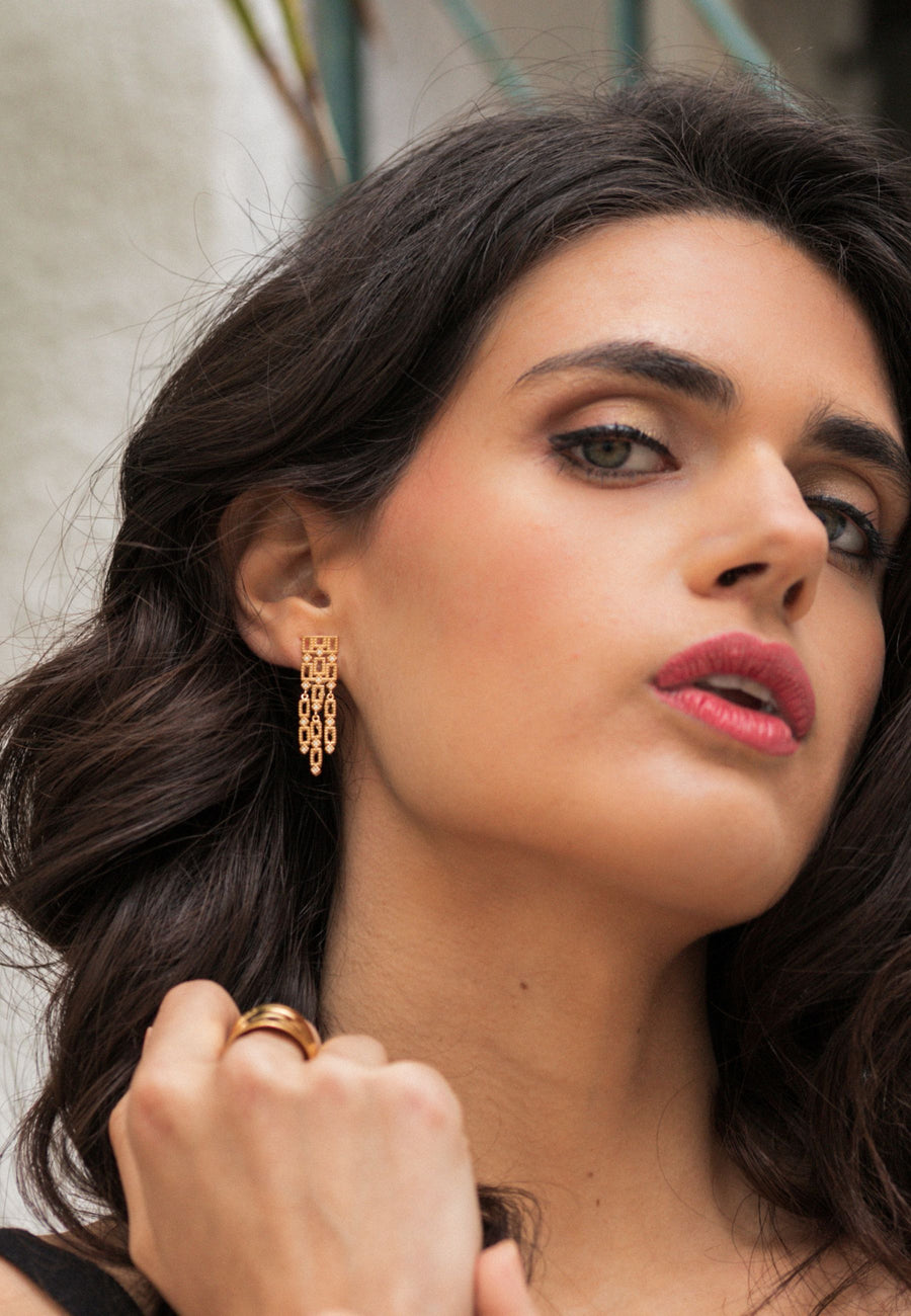 Pendientes de plata ARRECIFE plata