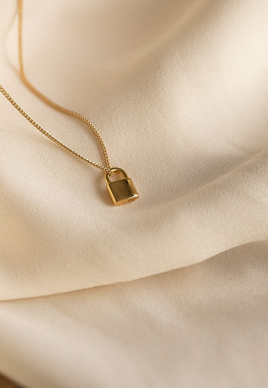 Collar MINI CANDADO oro