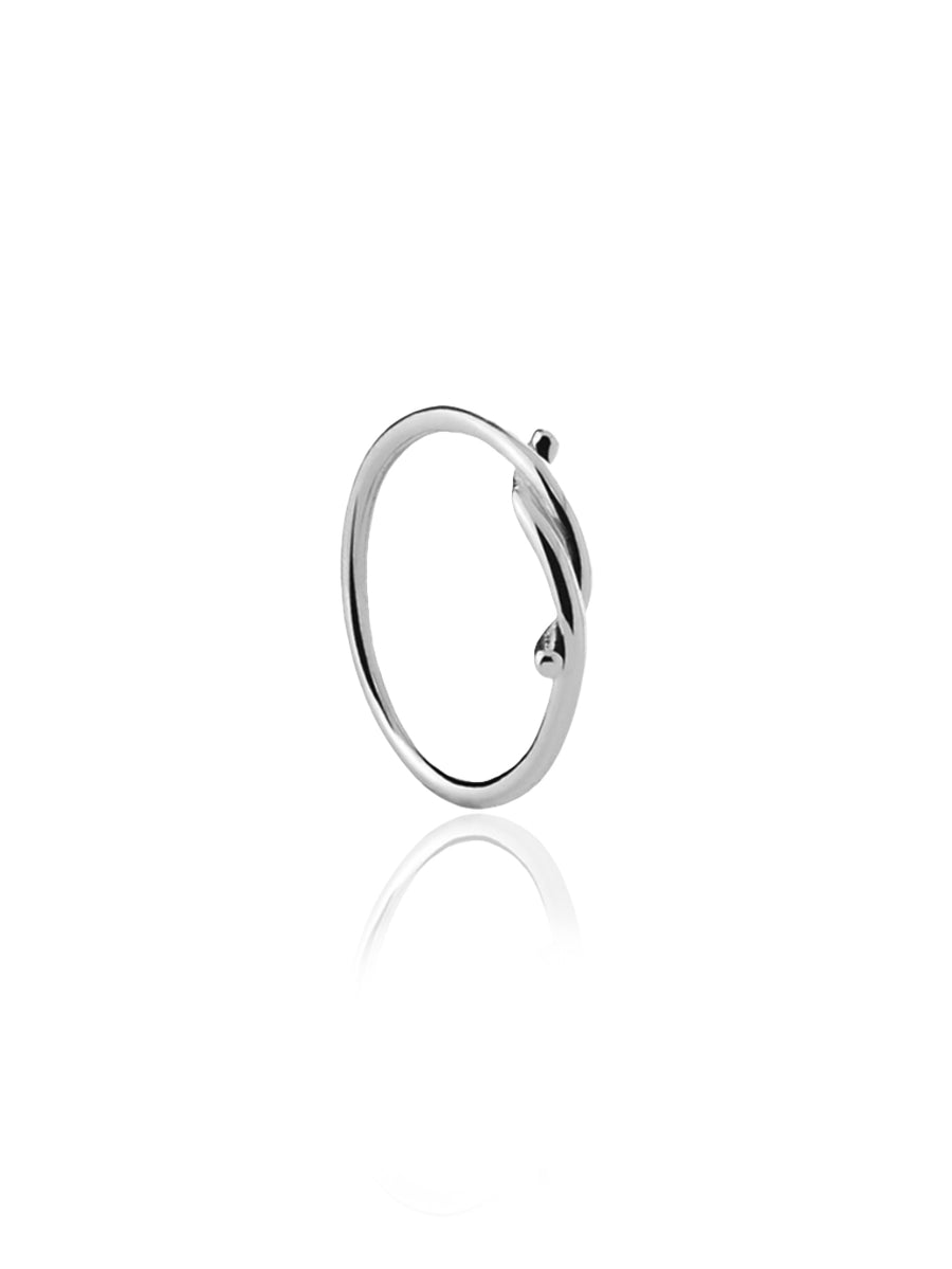 anillo KNOT plata