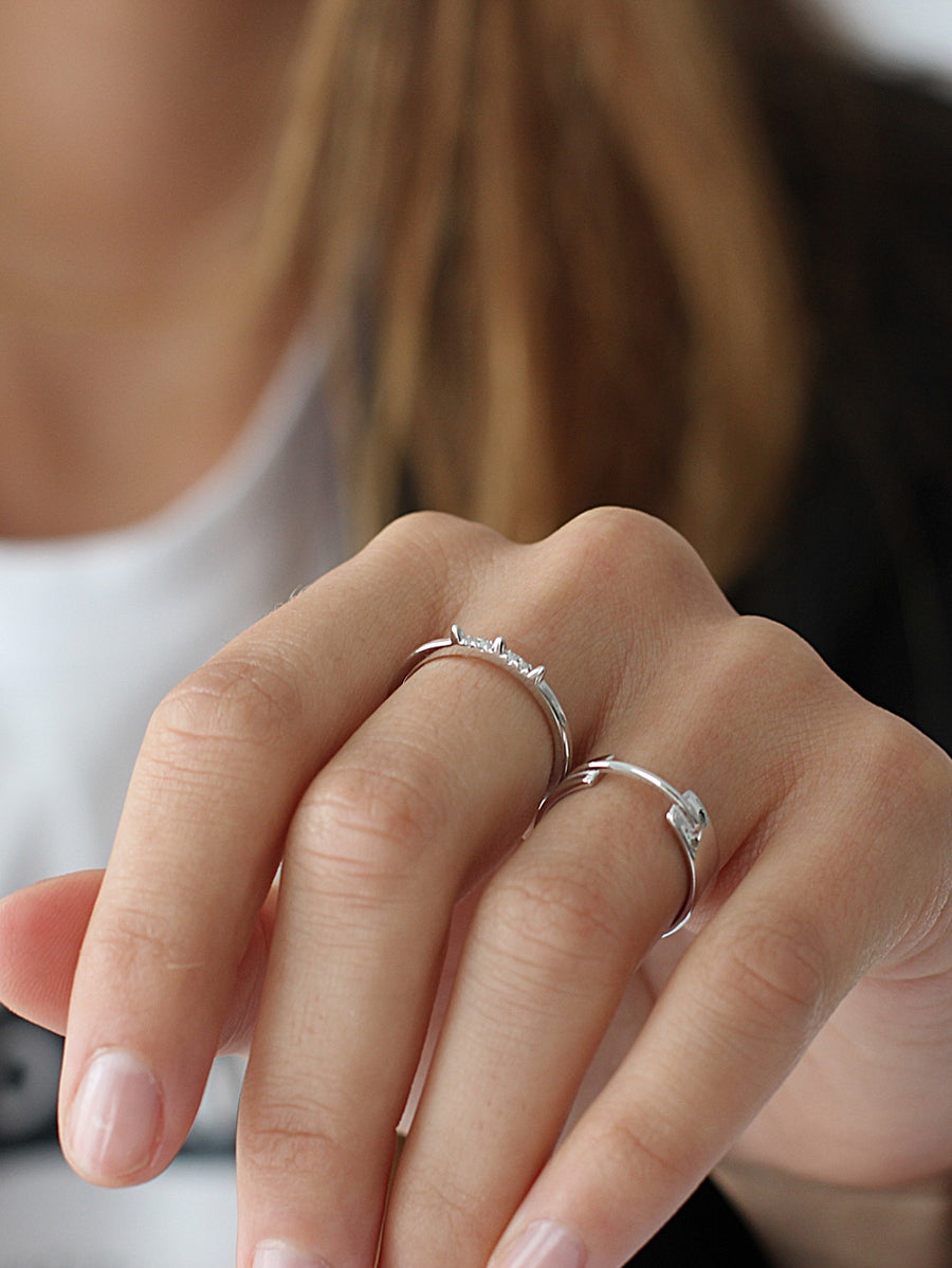 Anillo de plata BALANCE