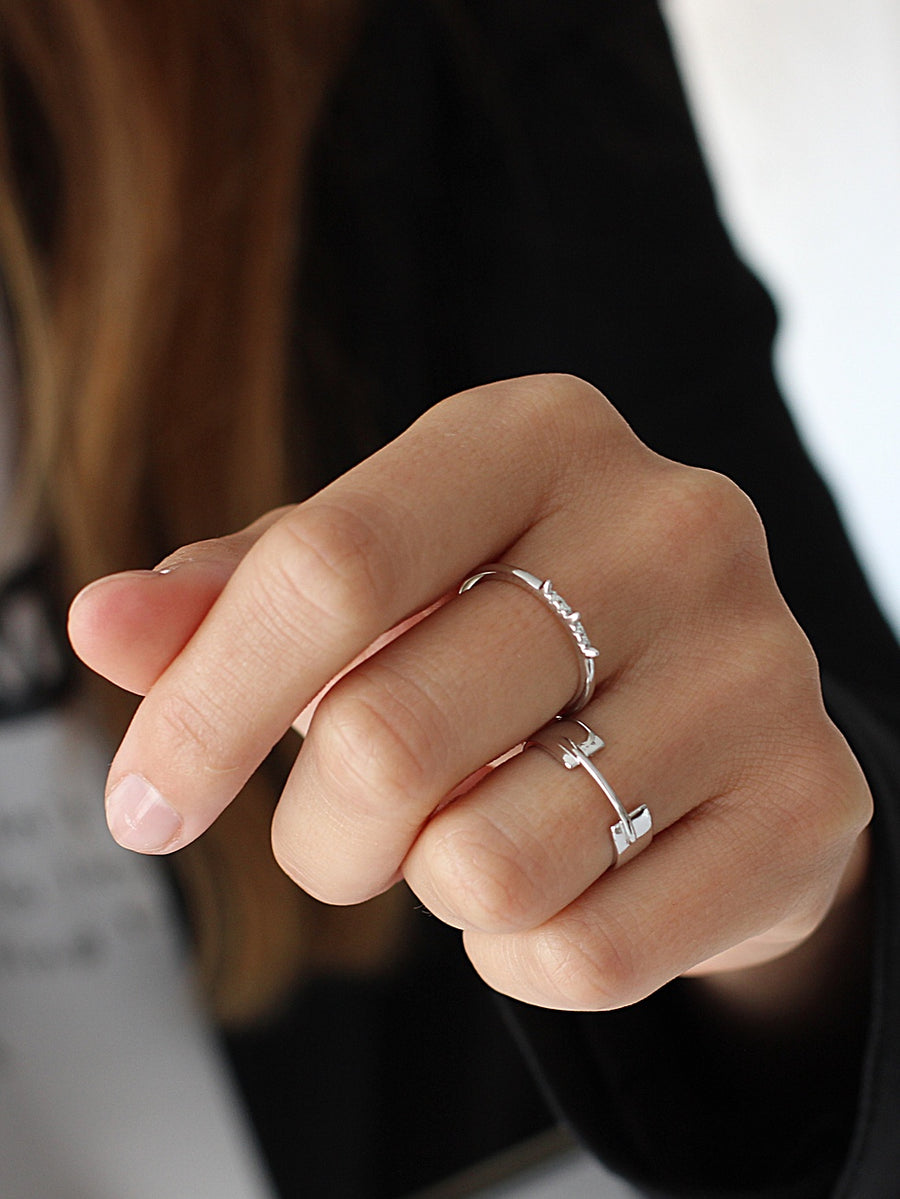 Anillo de plata BALANCE