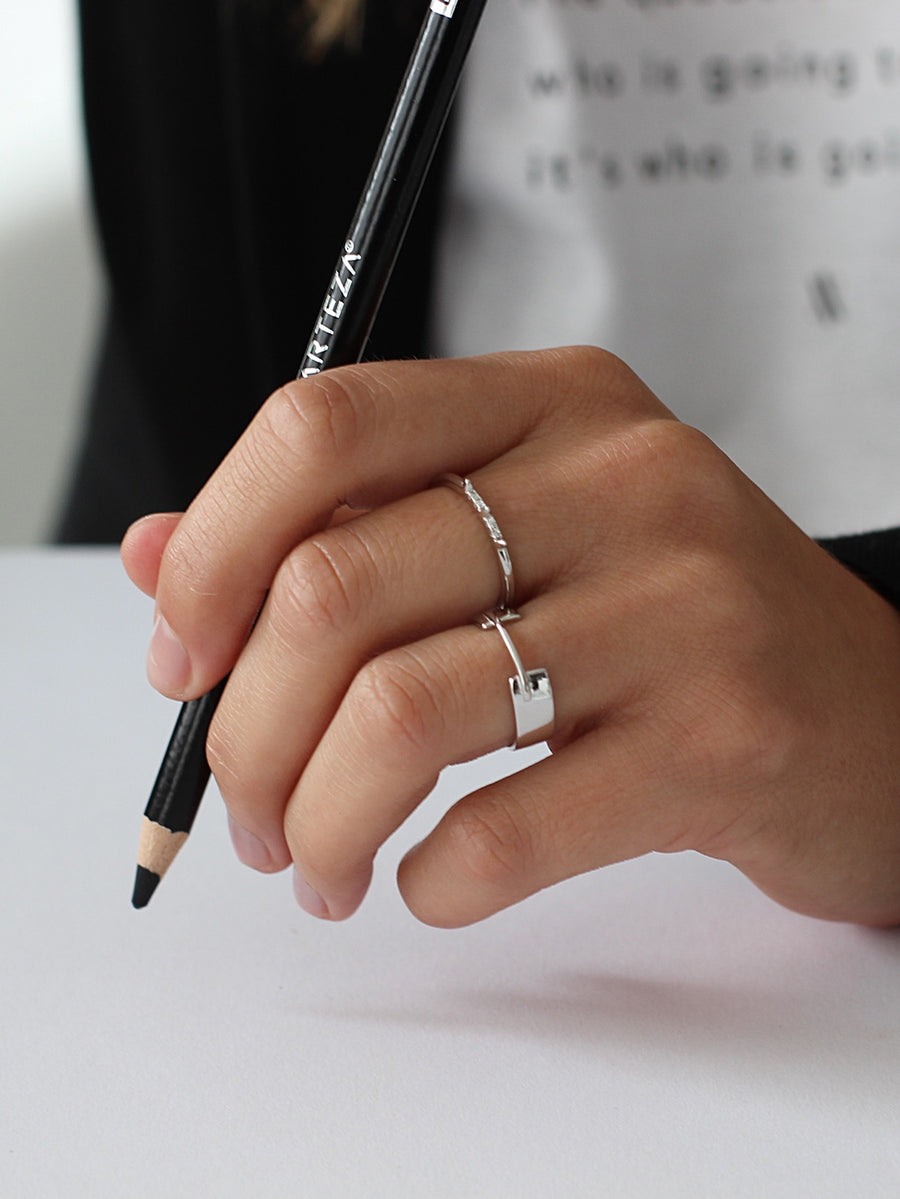 Anillo de plata BALANCE