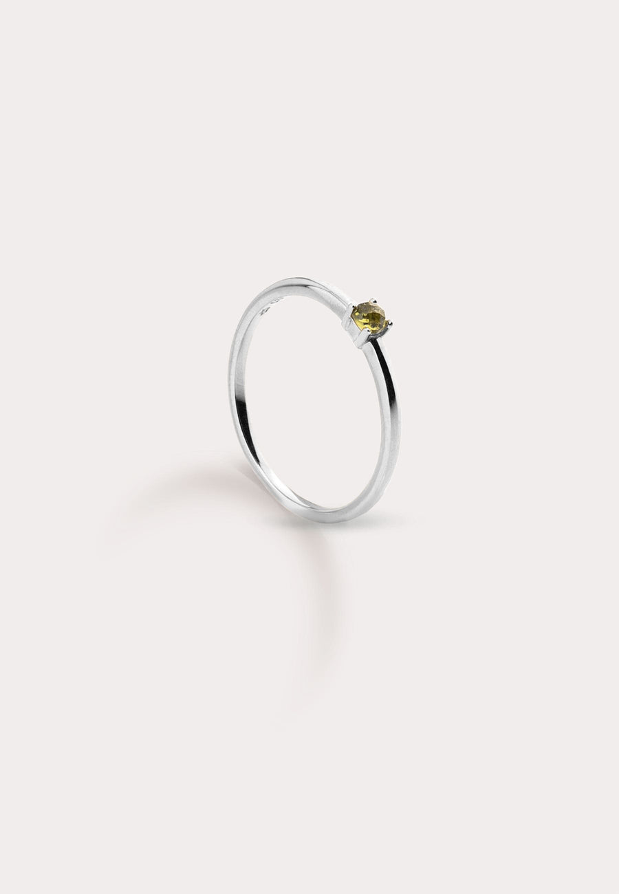 Anillo GREEN GRAPS plata