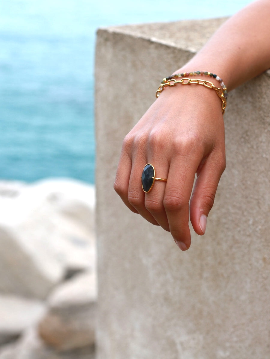 Anillo de plata THE SAND