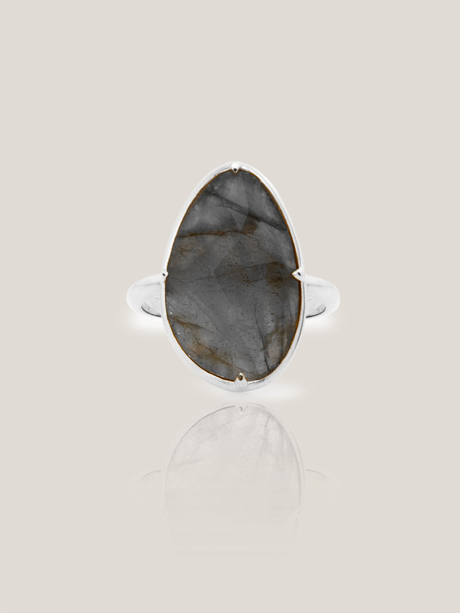 Anillo THE SAND plata