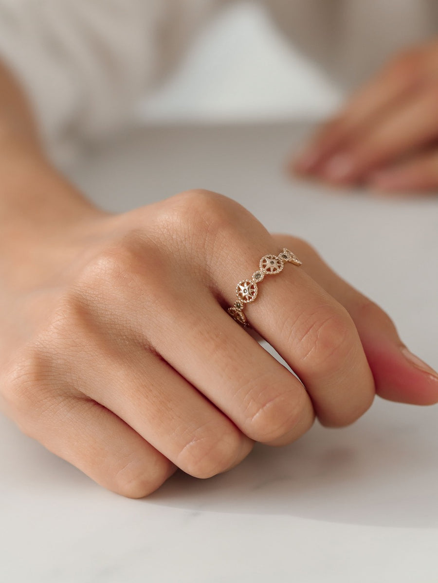 Anillo de plata WHEELS