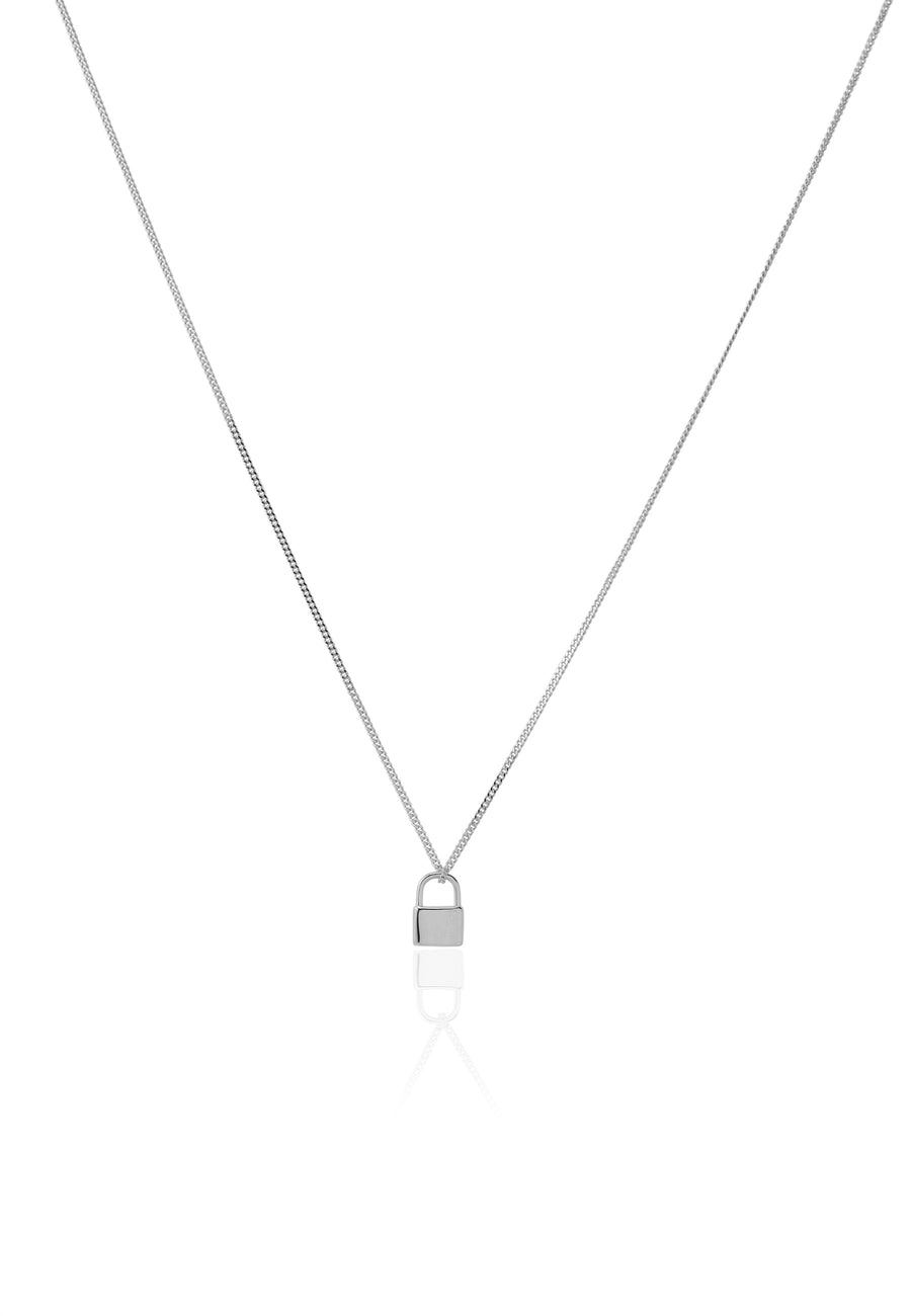 Collar MINI CANDADO plata