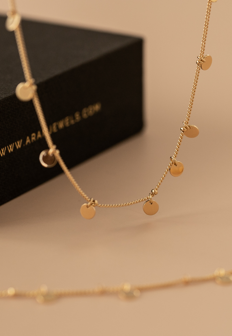 CONJUNTO GYPSY Collar y Pulsera Oro