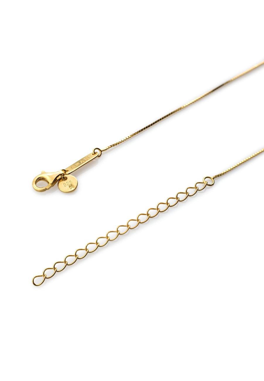 Collar de plata THE KING oro