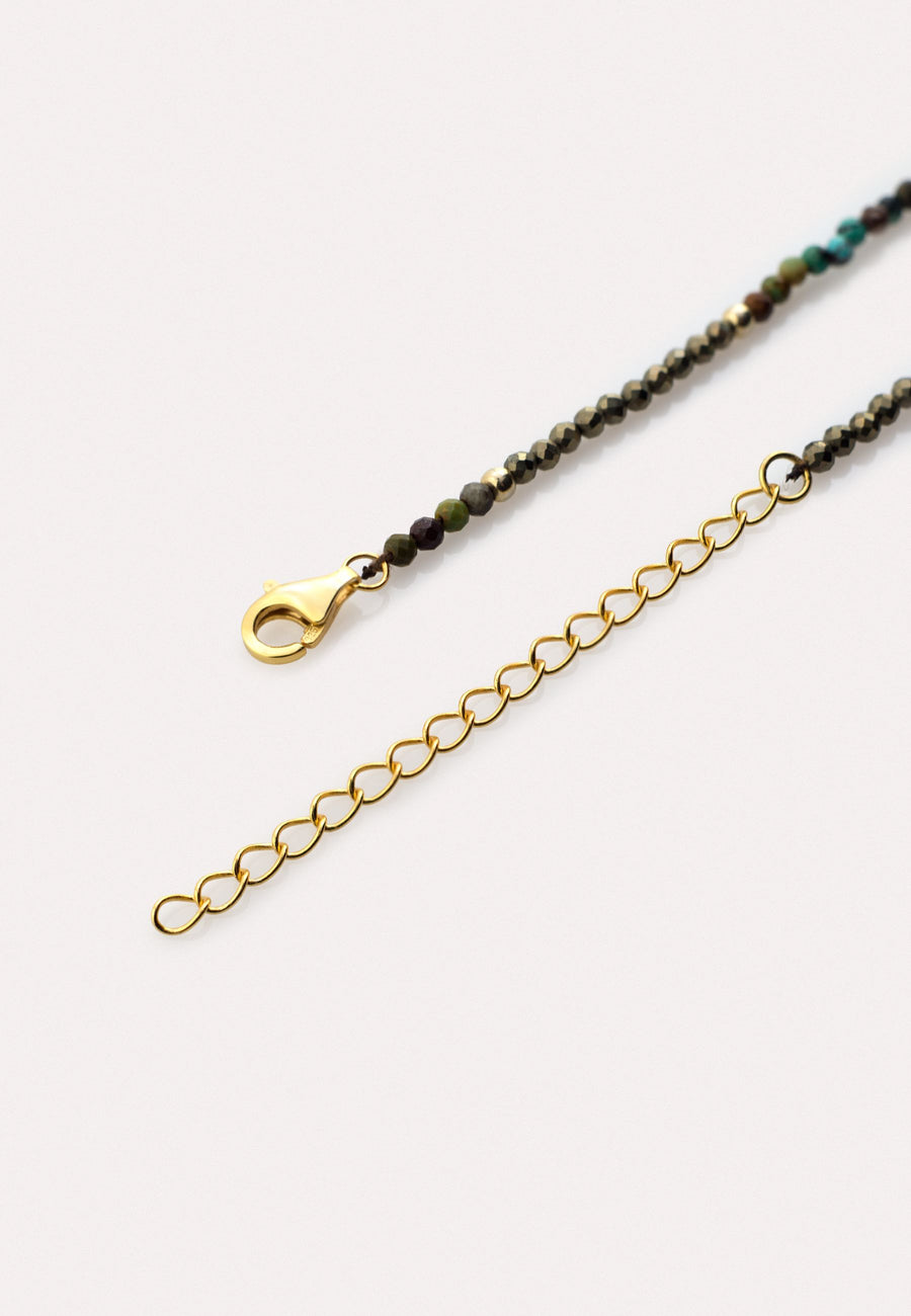 Collar de plata INDIE oro