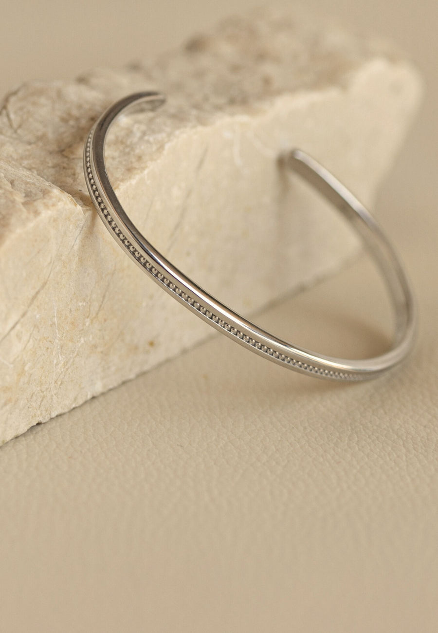 Pulsera esclava Bolitas en plata de ley