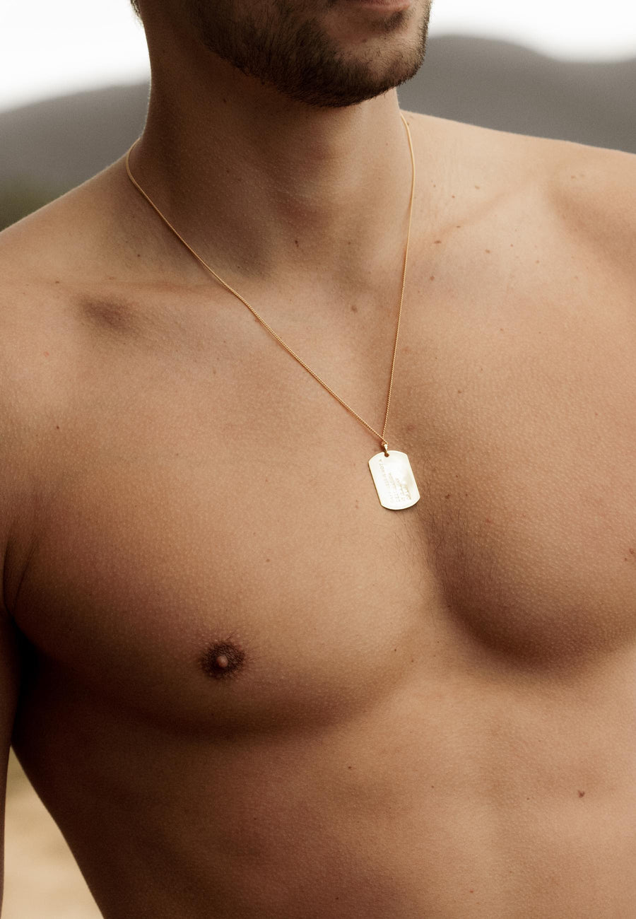 Collar HAPPINESS MAN oro