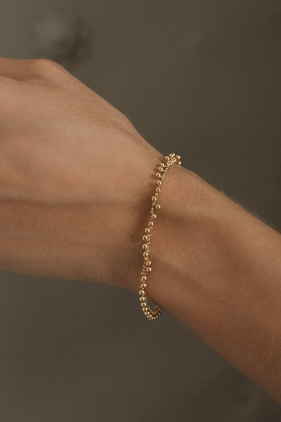 Xylophone bracelet with multiple beads