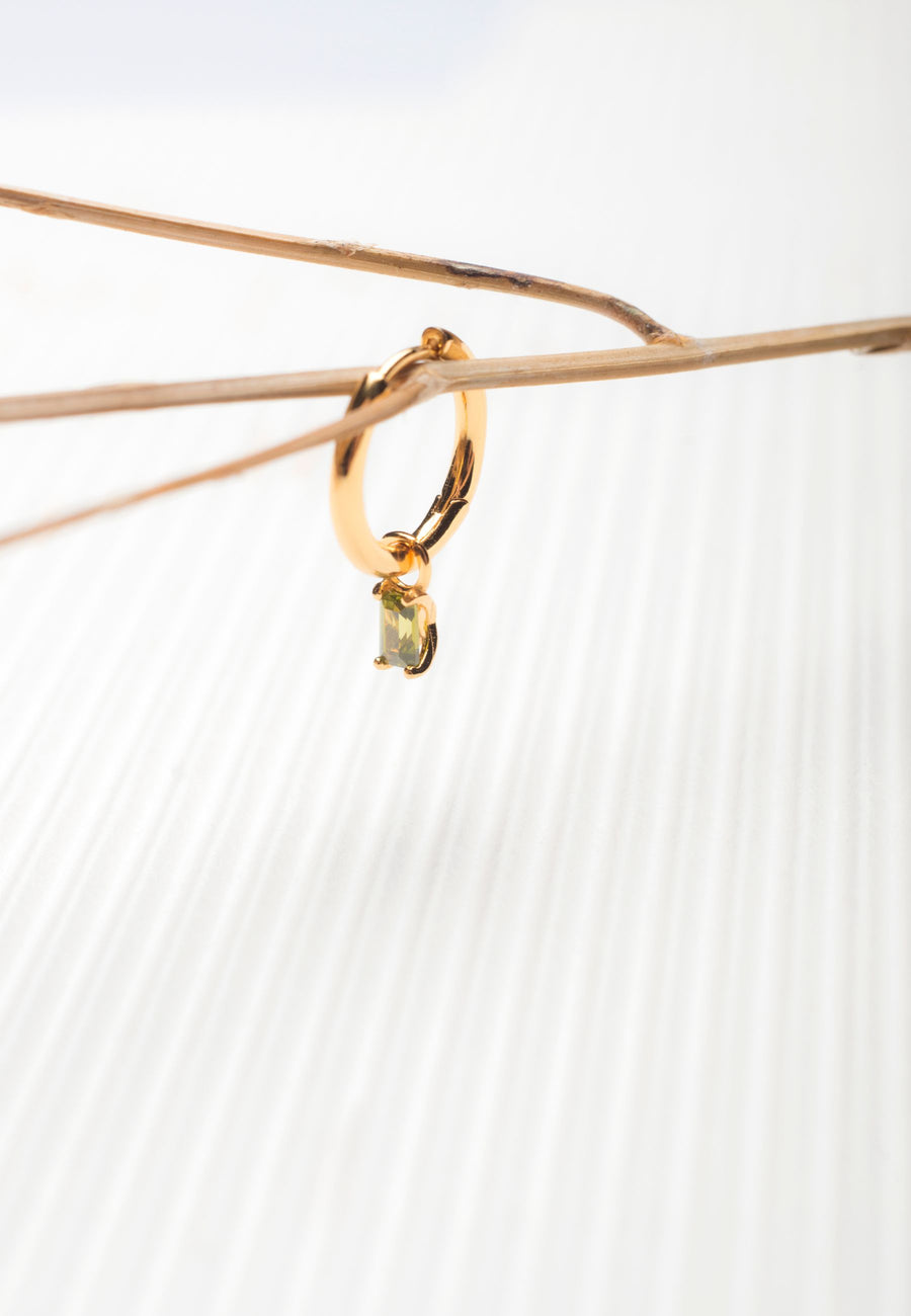 Pendientes de plata OXID oro