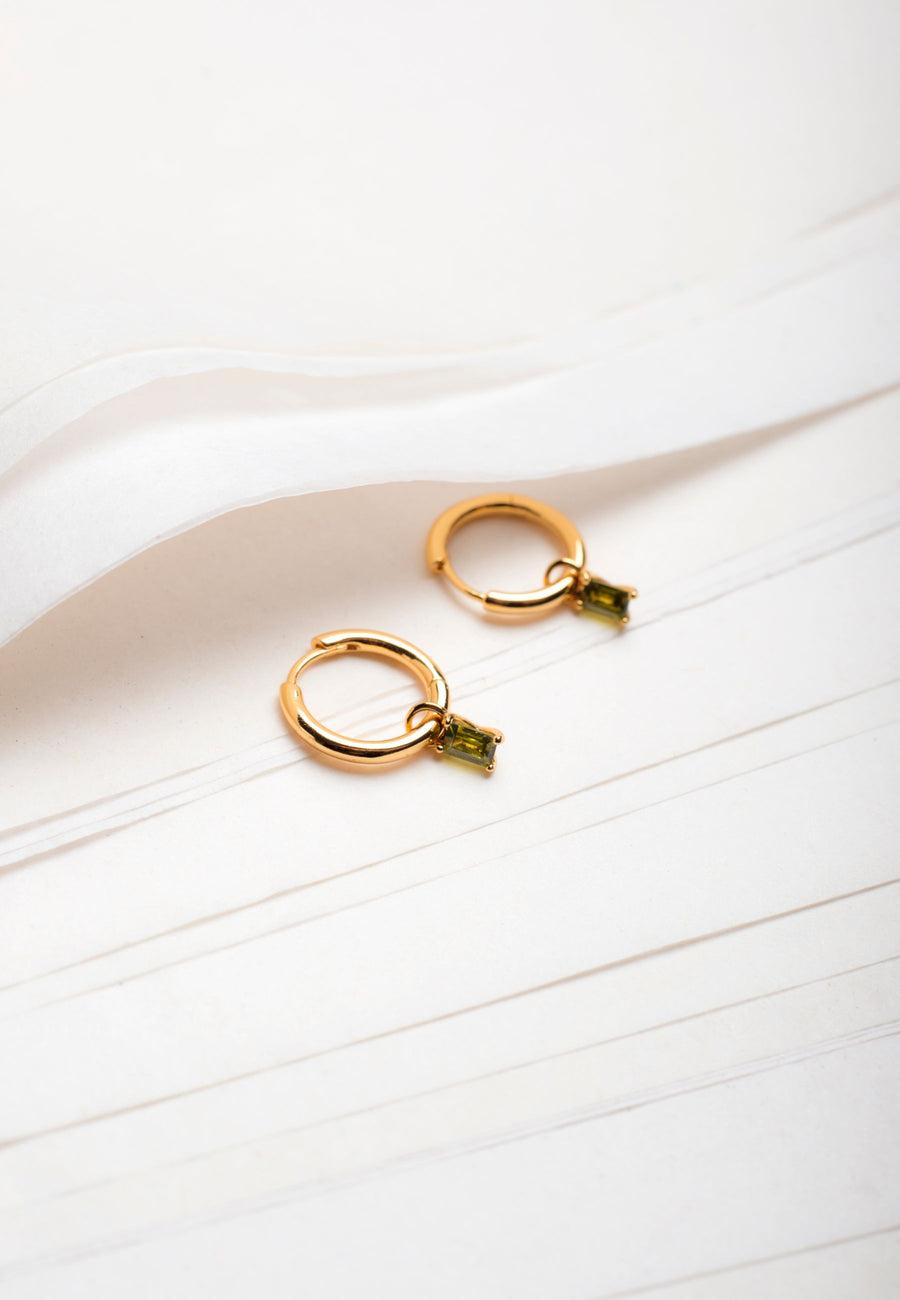 Pendientes de plata OXID oro