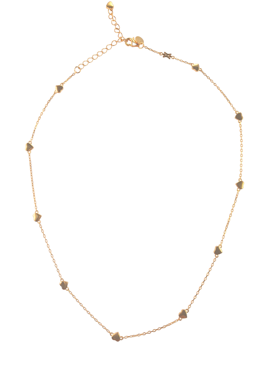 Collar CORAZONES oro