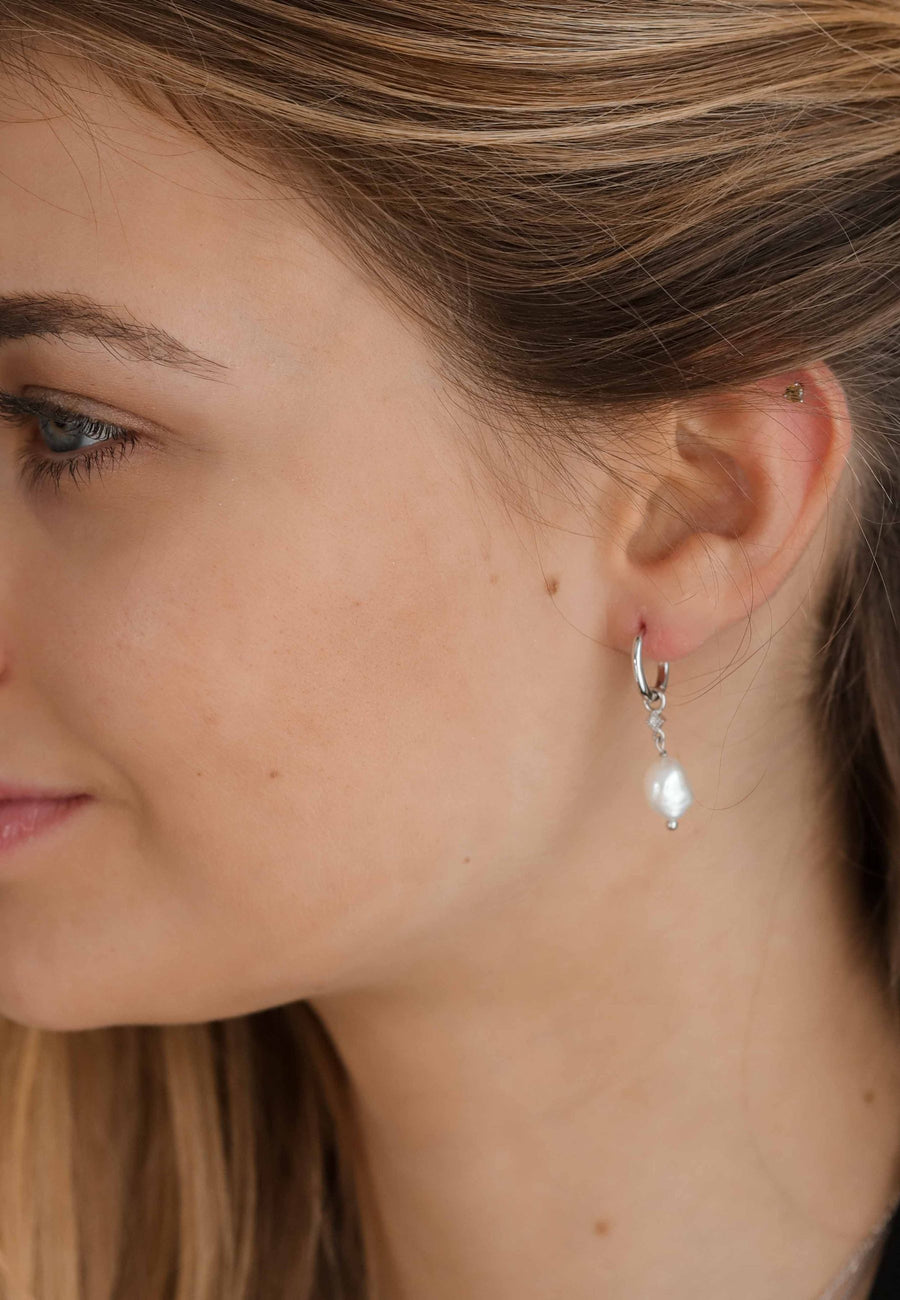 Pendientes de plata NACRE oro