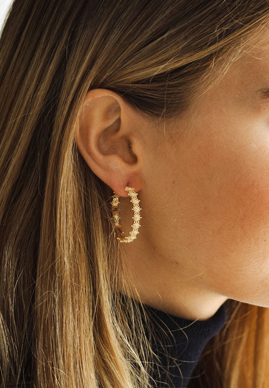 Pendientes de plata ARO SOLES en plata de ley