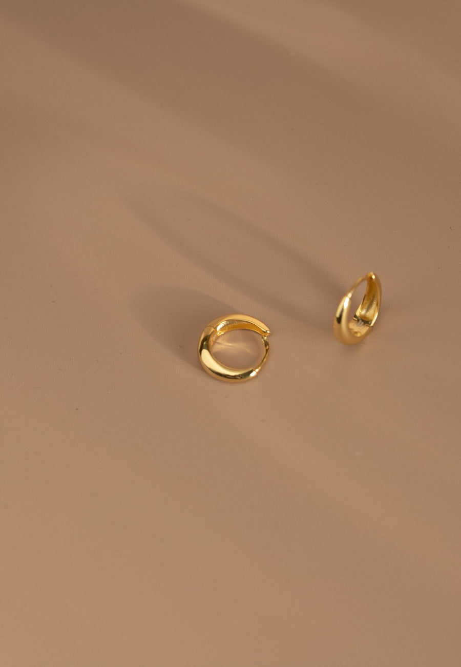 Pendientes de plata criolla forma GOTA en plata