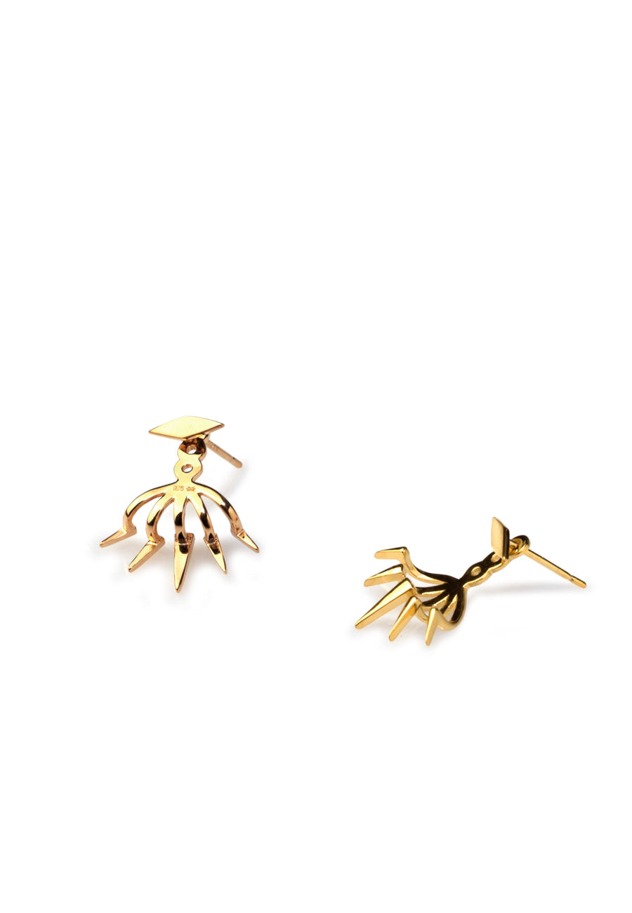 Pendientes EAR JACKET oro