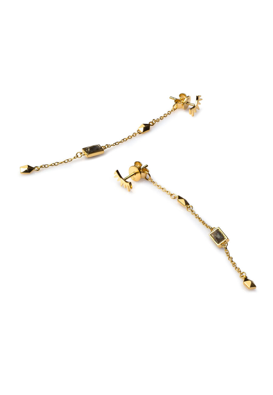 Pendientes NIRVANA oro