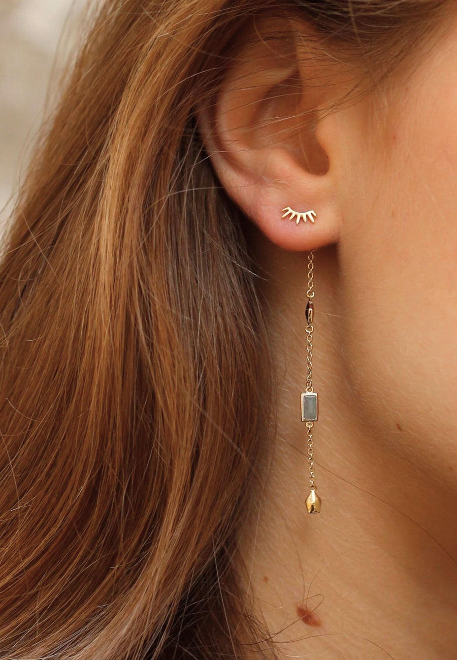 Pendientes NIRVANA oro