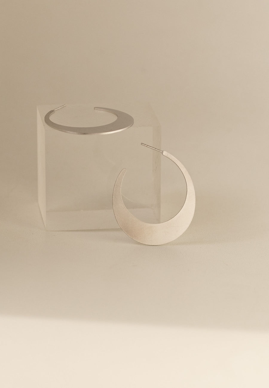 Pendientes de plata MOON oro