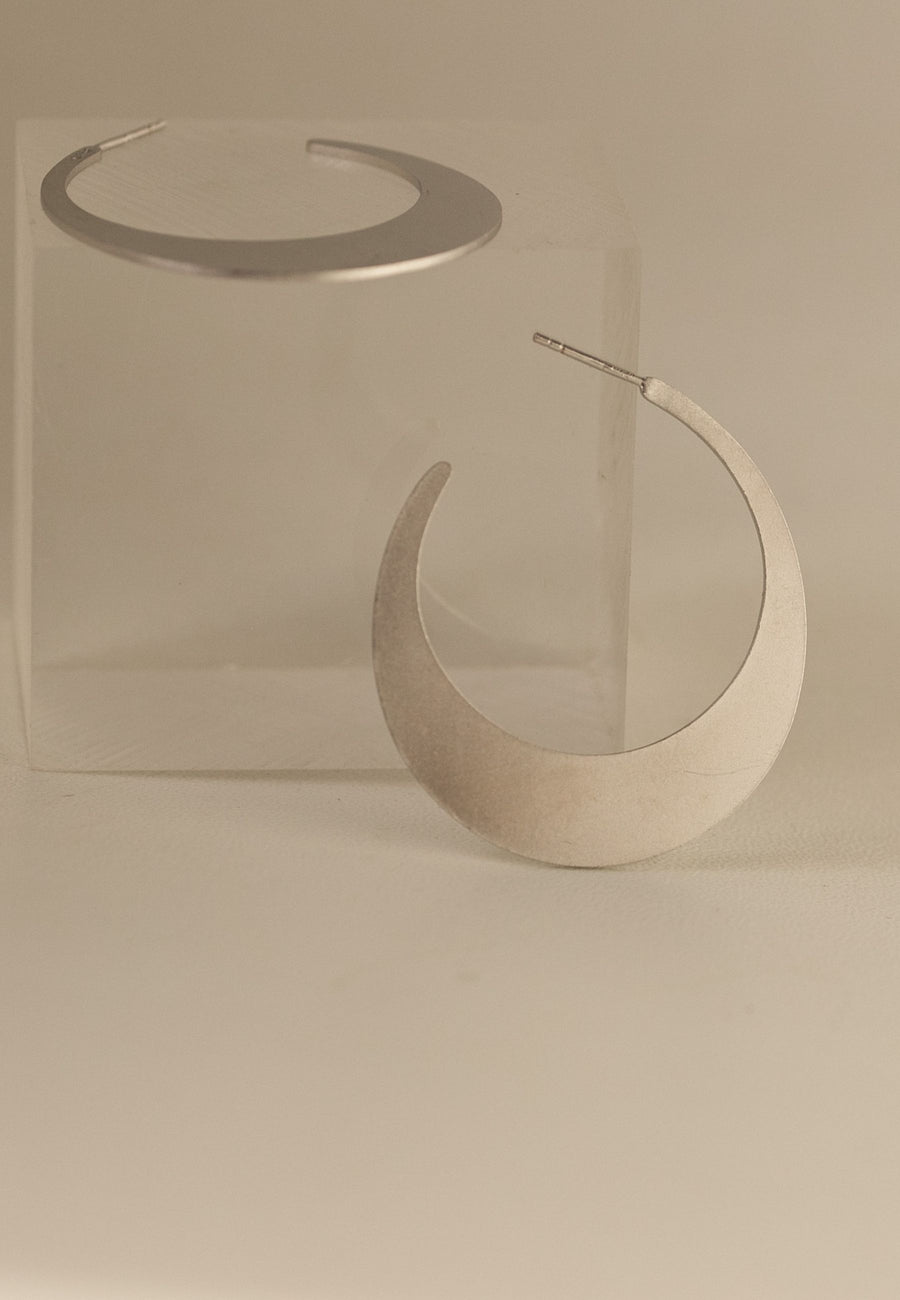 Pendientes de plata MOON oro