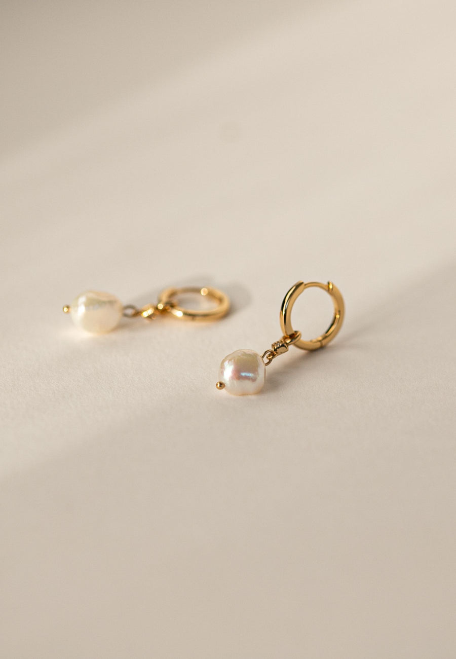 Pendientes de plata NACRE oro