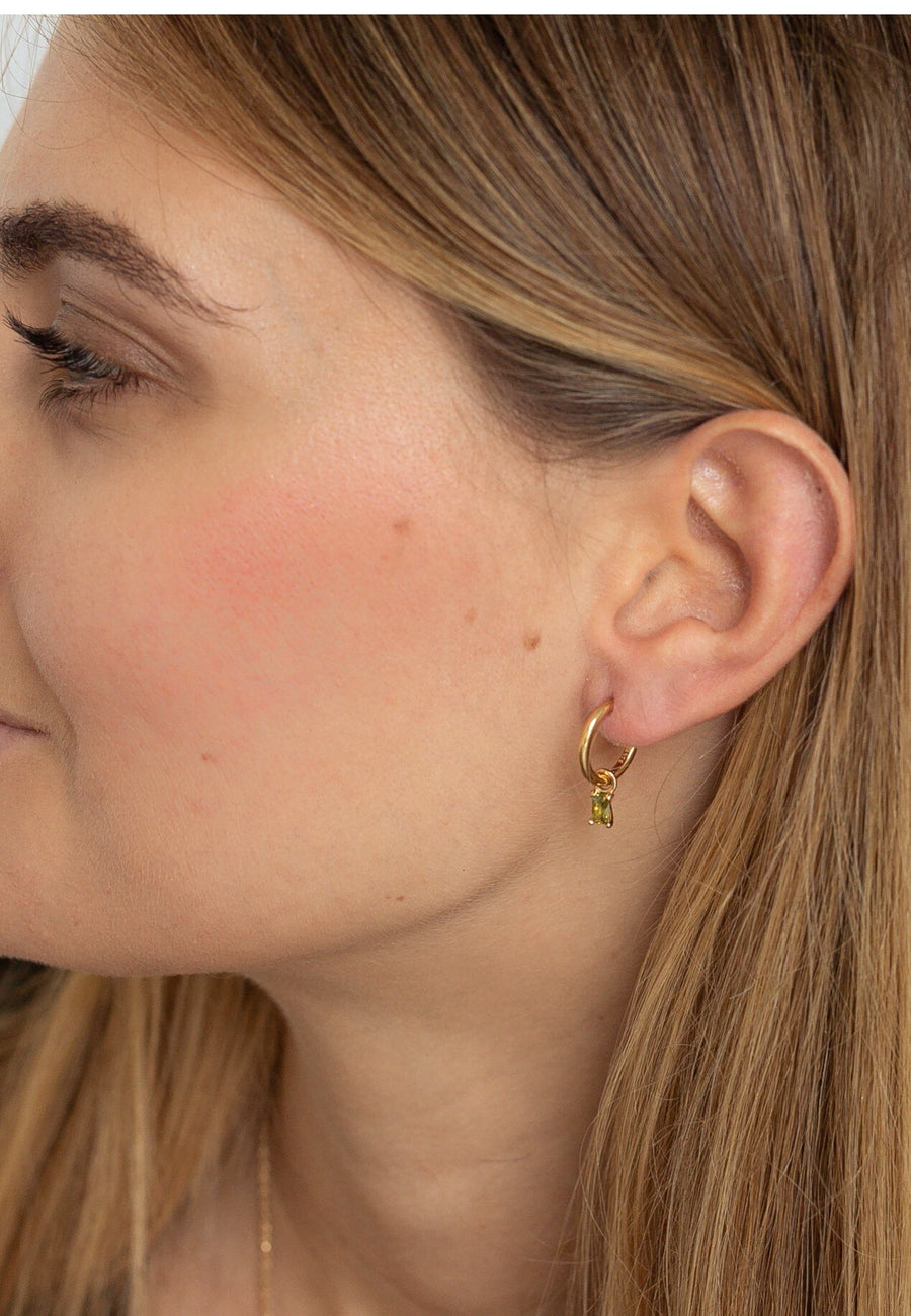 Pendientes de plata OXID oro