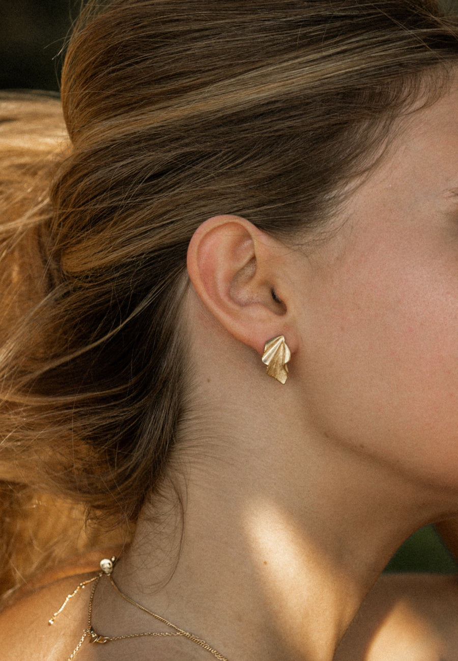 Pendientes de plata LIZ plata y baño oro