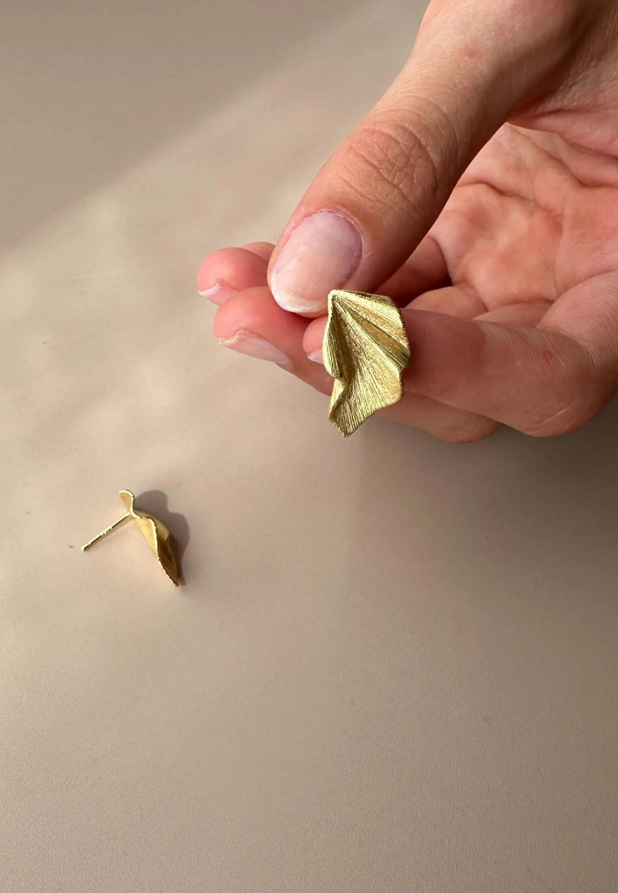 Pendientes de plata LIZ plata y baño oro