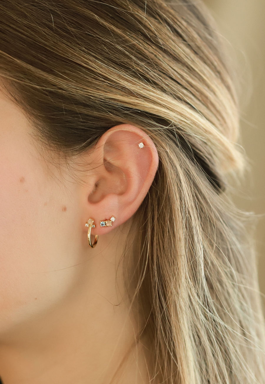 Pendientes de plata ARO TRESOR oro