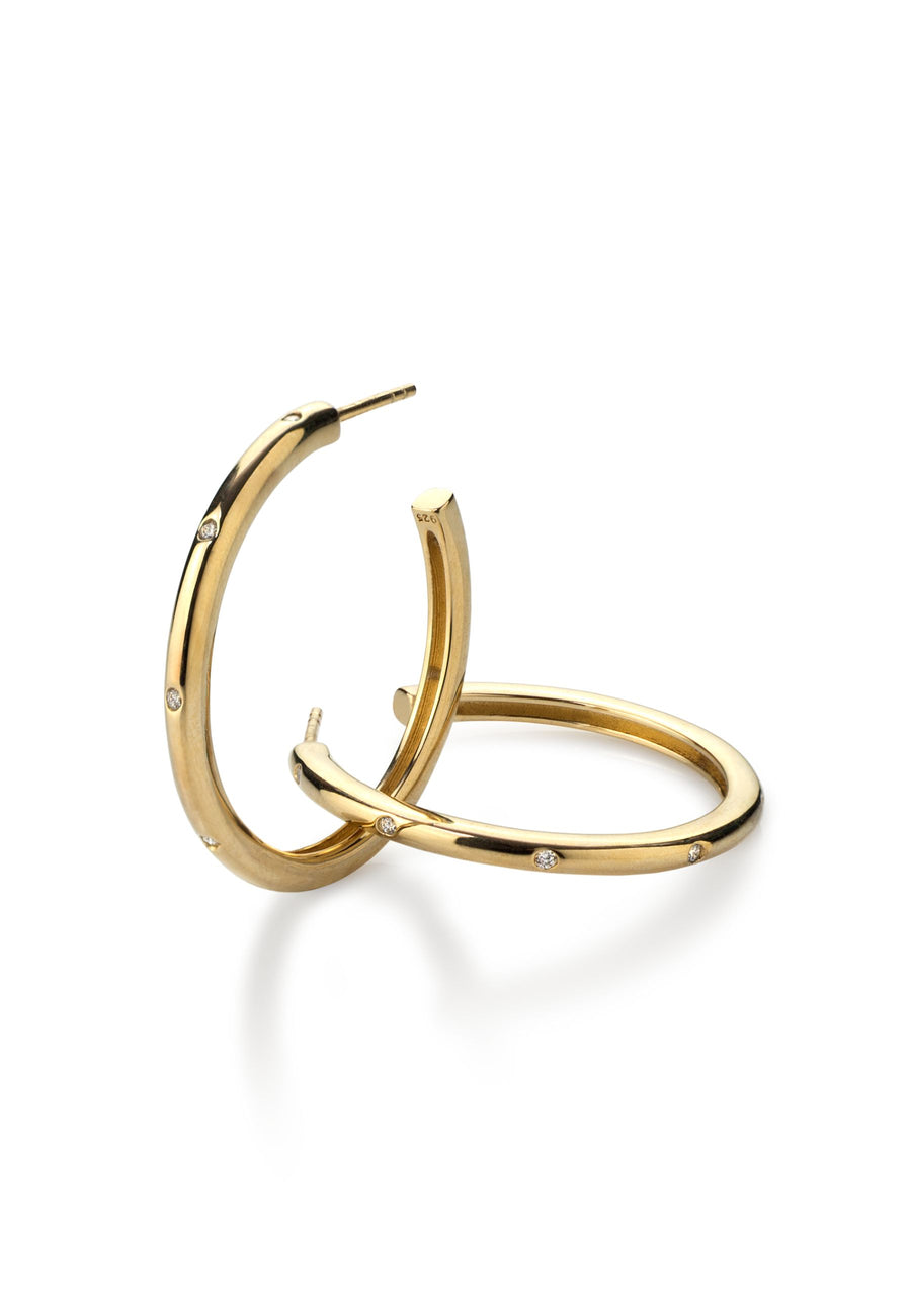 Pendientes SATURN oro