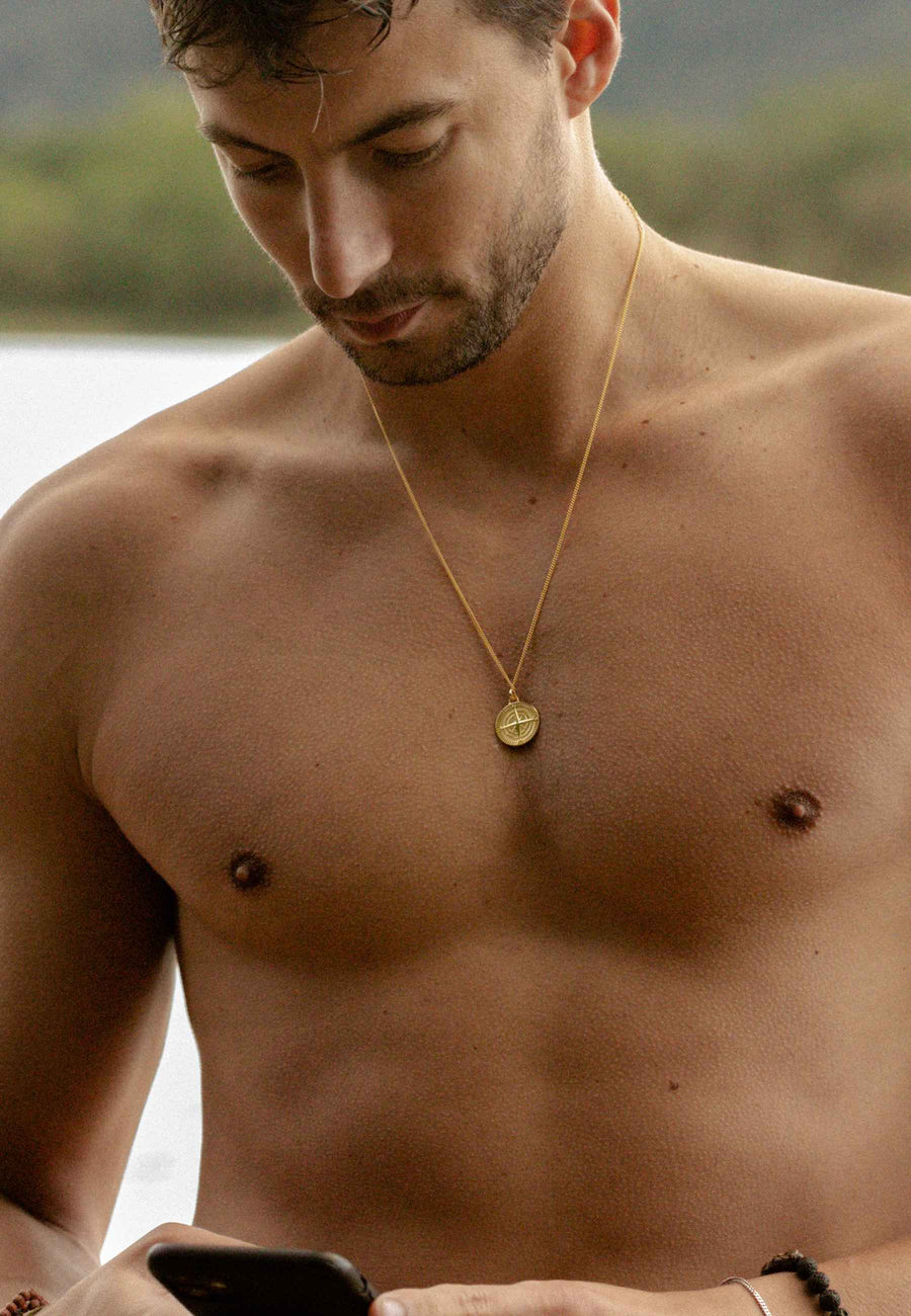 Collar de plata COMPASS