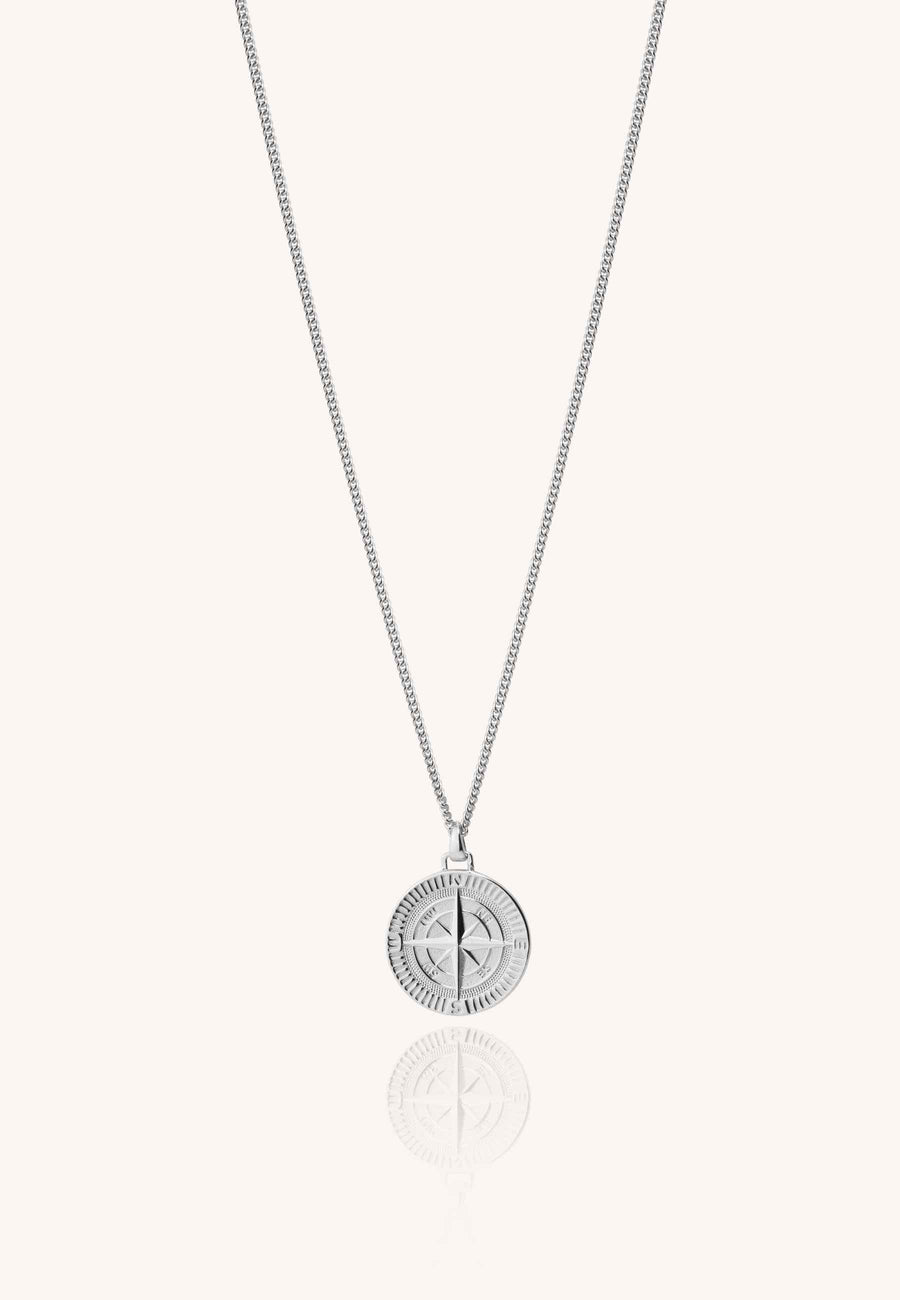 Collar de plata COMPASS