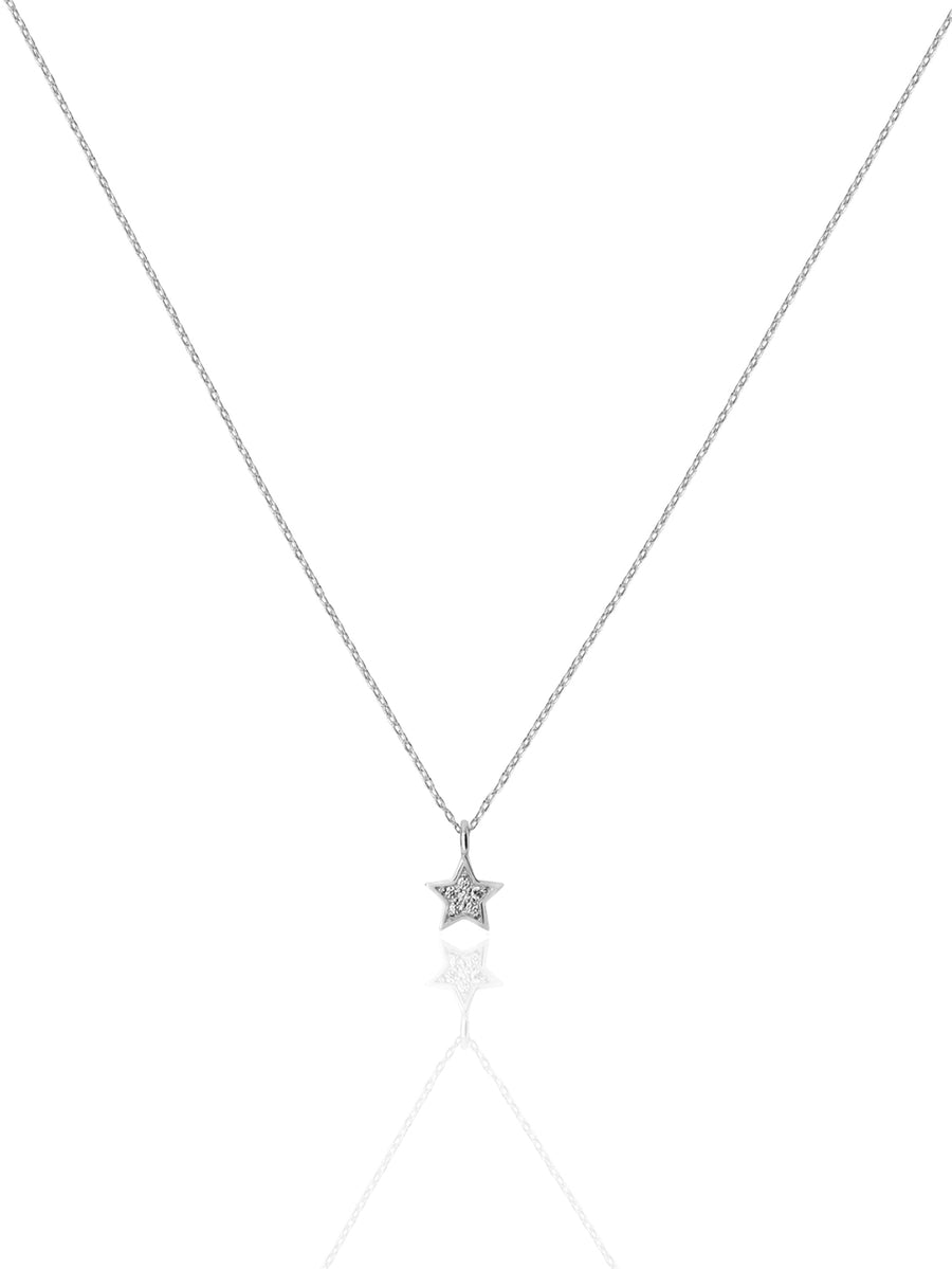 Collar ESTRELLA CZ plata