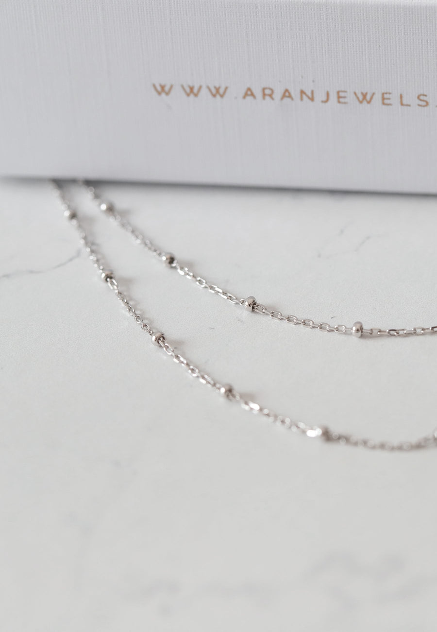 LONG BALLS SLV. Collar plata de ley.