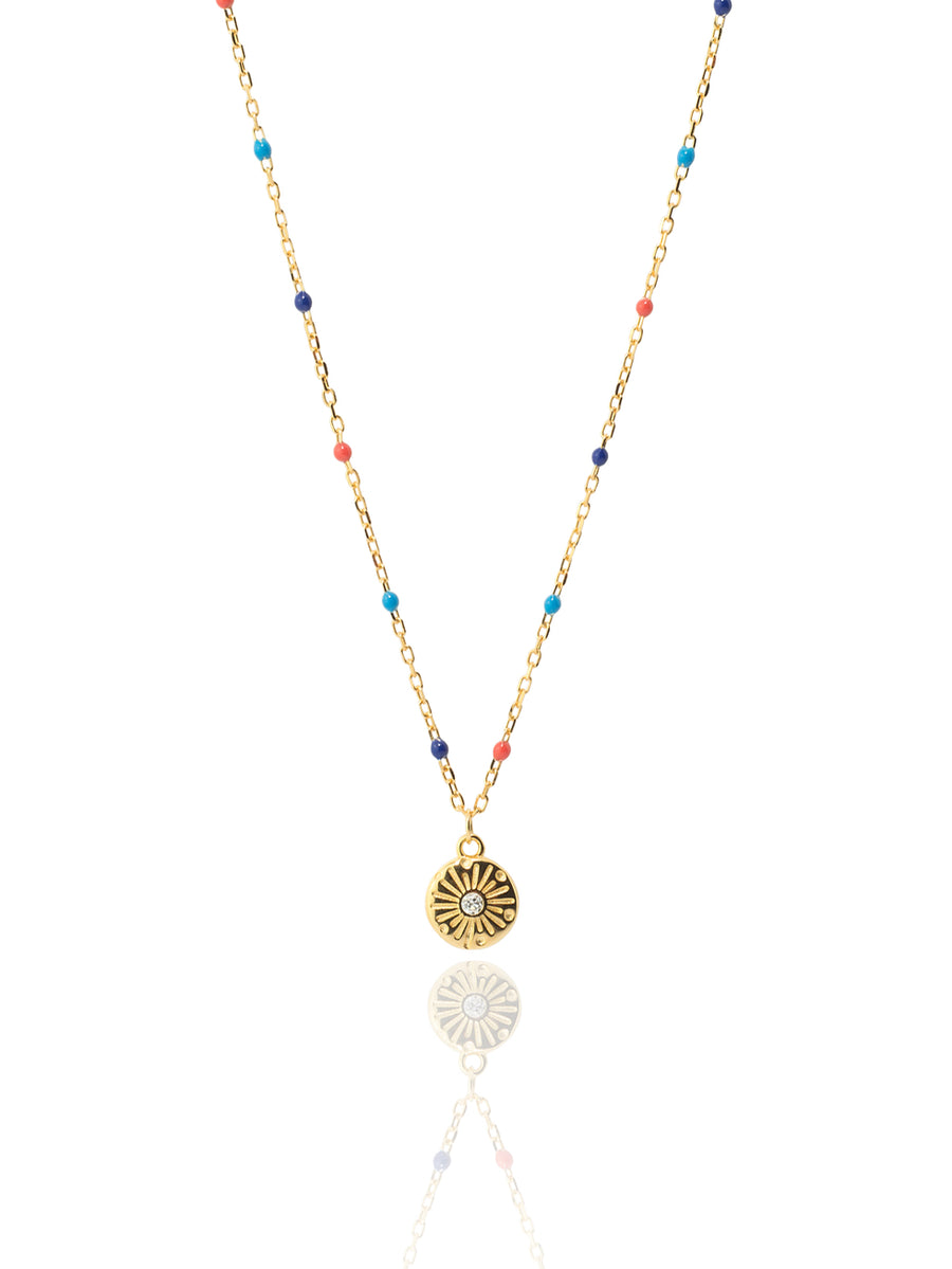 Collar MULTICOLORS oro