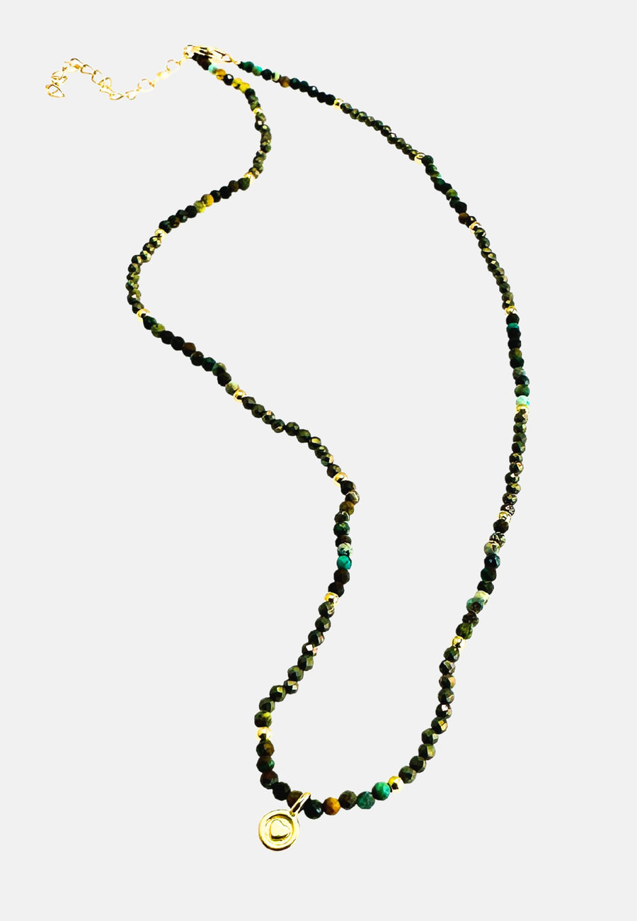 Collar de plata INDIE oro