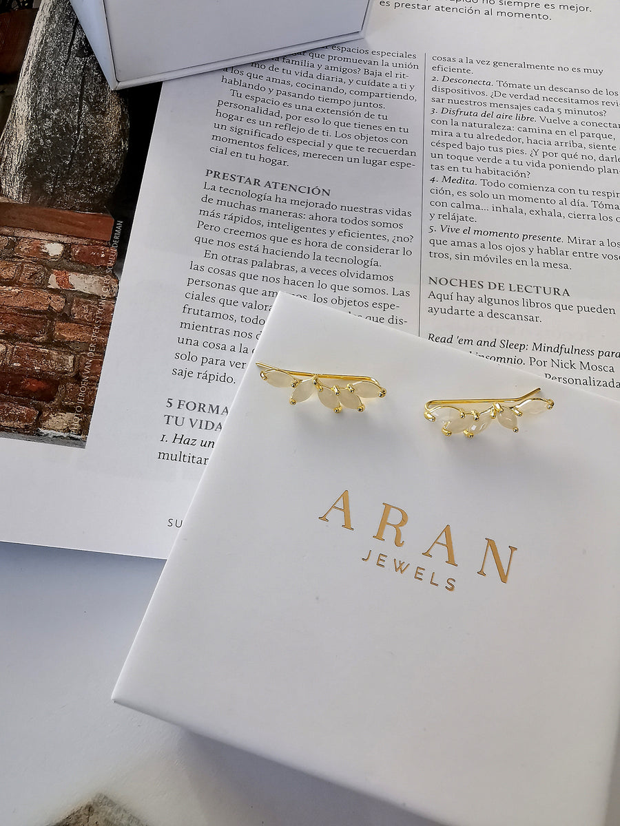 Pendientes de plata ICE DROPS oro