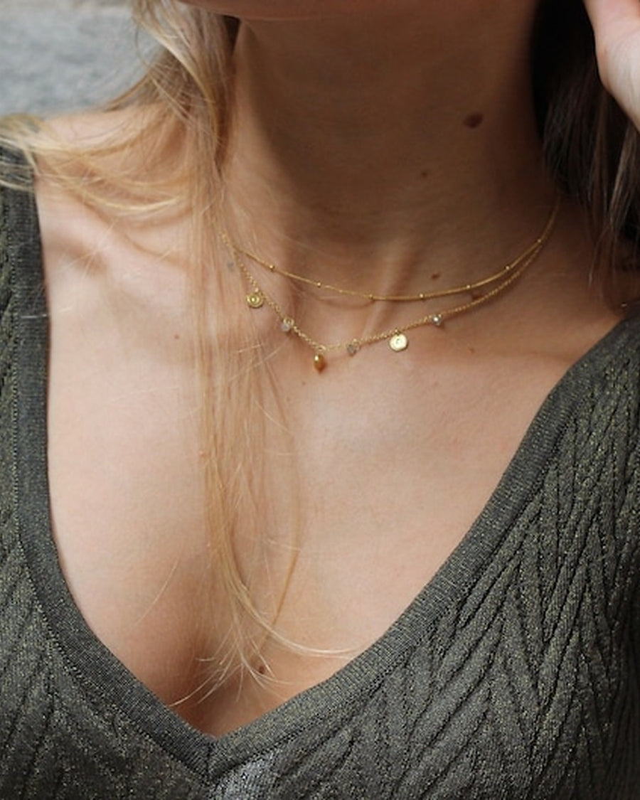 Collar de plata MONEDITAS