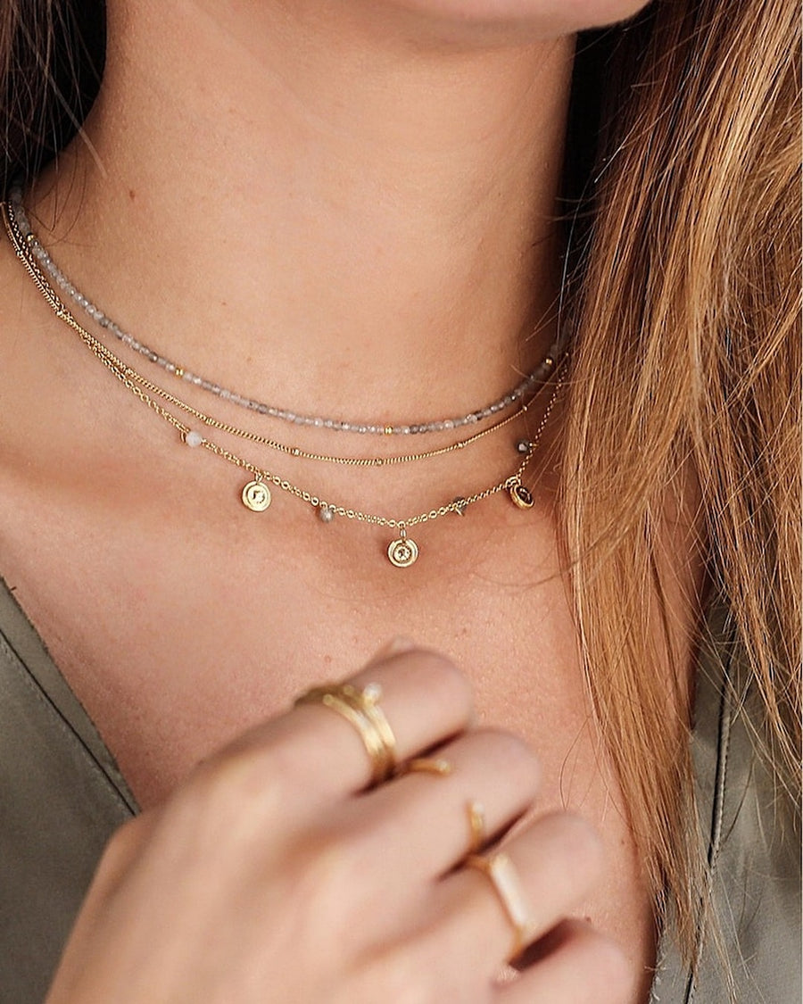 Collar de plata MONEDITAS