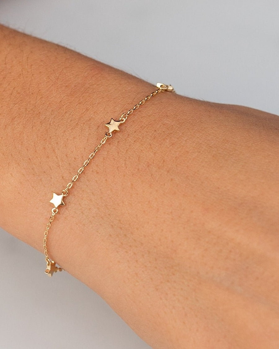 Pulsera de plata pequeñas estrellas STARS