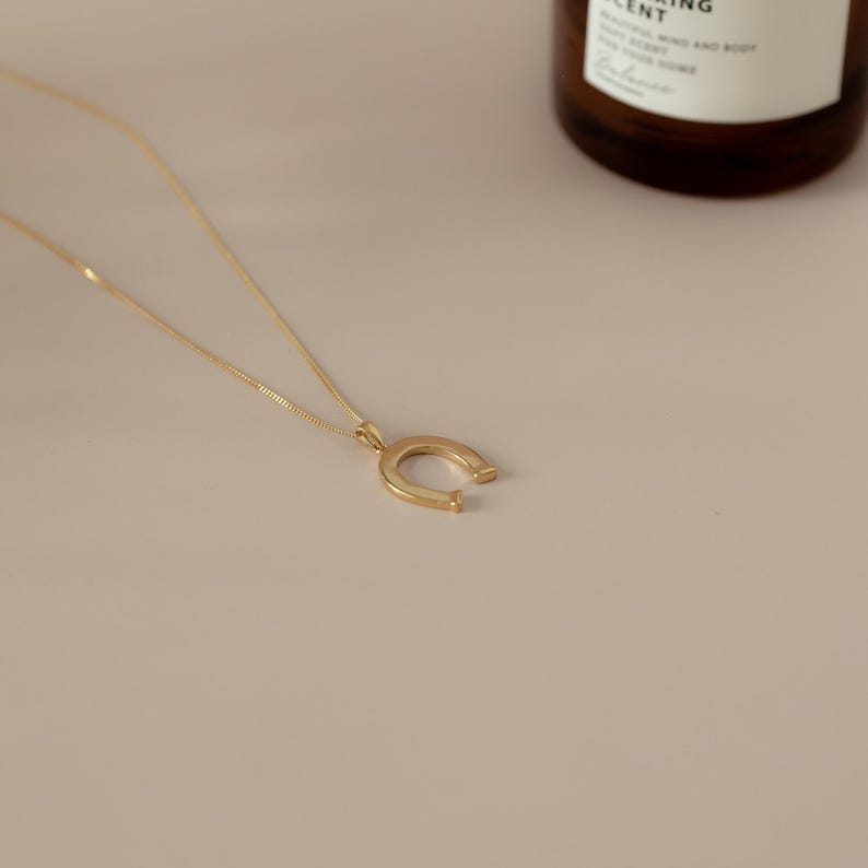 Collar de plata HORSESHOE MAN oro