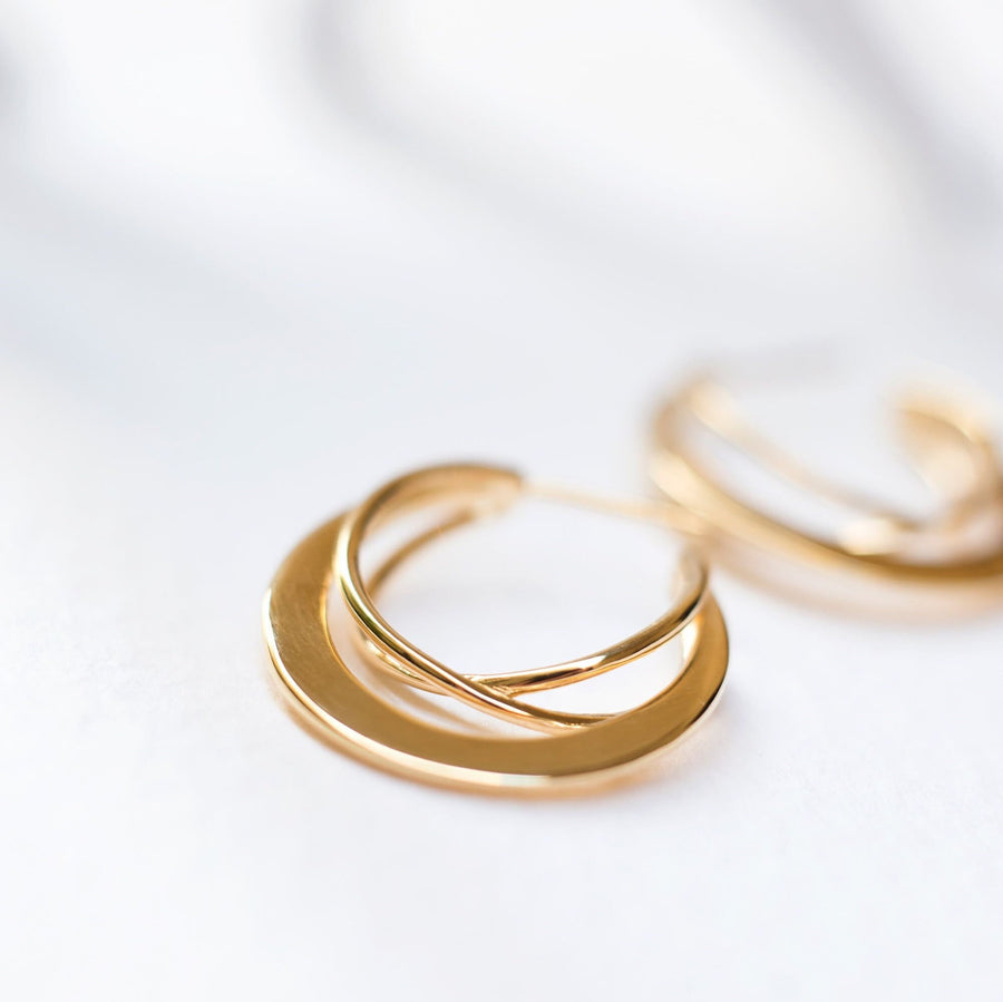 Pendientes de plata KENYA oro